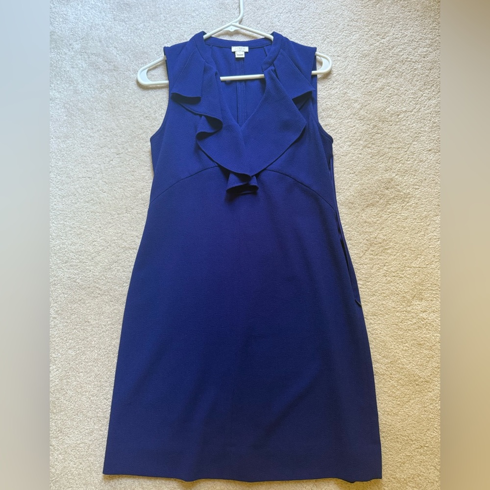 J. Crew - Elegant Royal Blue Sleeveless Dress